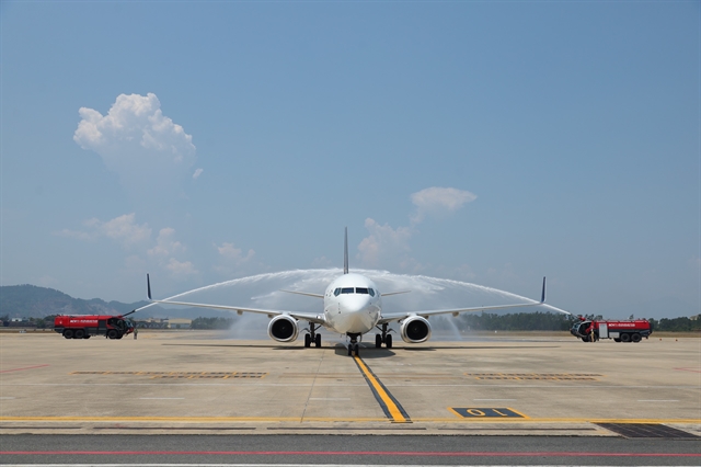 Central city restarts international air routes