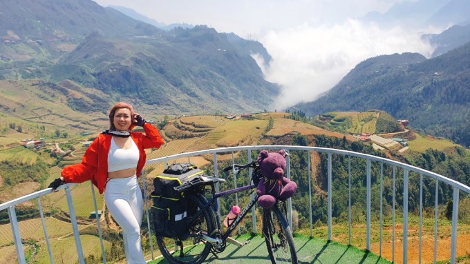 Gain and loss after 24 days of cycling through Vietnam