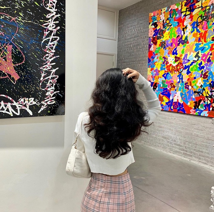 Live virtual art at Cyril Kongo Vietnam Gallery in Hanoi