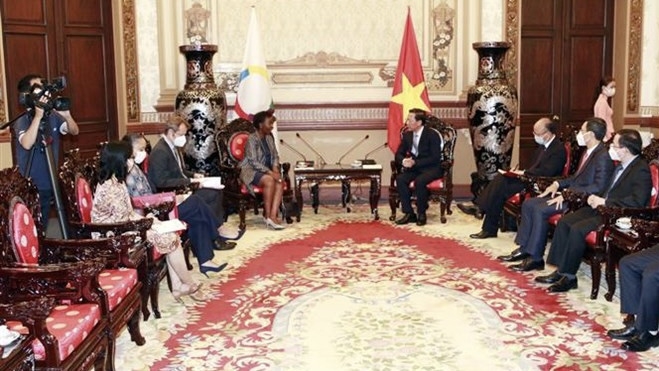 Ho Chi Minh City leader receives OIF Secretary-General