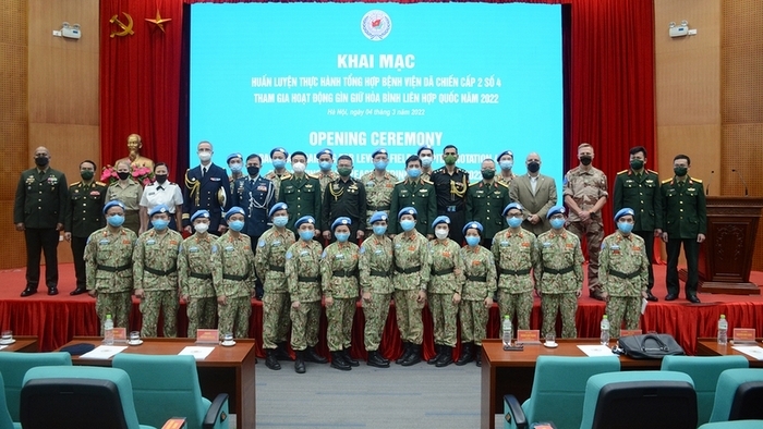 Level-2 Field Hospital No. 4 starts practical training