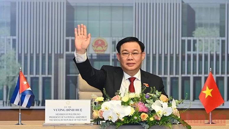 Top legislators of Vietnam and Cuba hold online talks