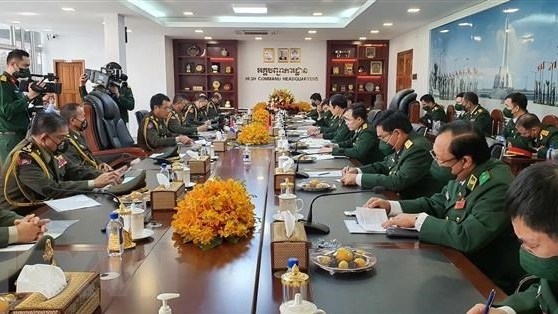 Vietnam, Cambodia enhance military relations