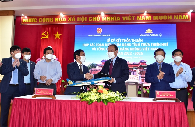 Vietnam Airlines, Huế to boost tourism cooperation