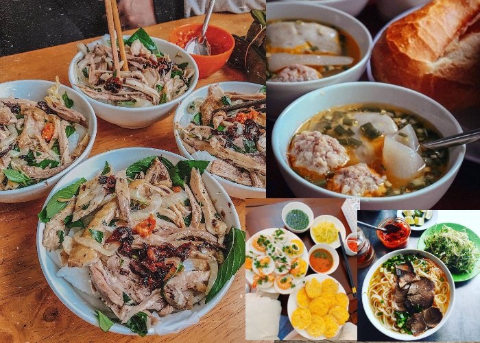 Breakfast dishes in Da Lat are delicious and famous for gourmets