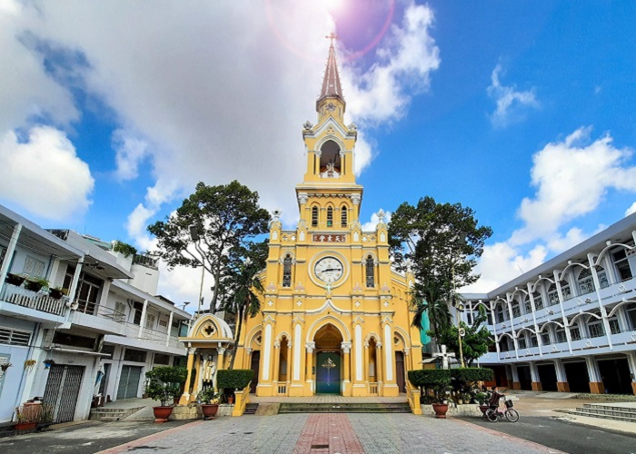 Cha Tam Church in Saigon a unique architectural work that stands