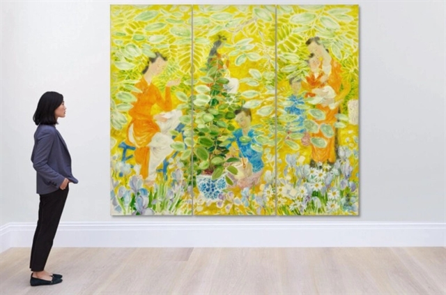 Late painter breaks his own record at auction
