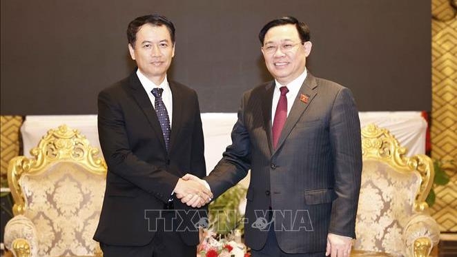 NA Chairman receives President of State Audit Organisation, meets former leader of Laos