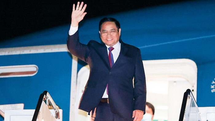 Prime Minister Pham Minh Chinh arrives in US