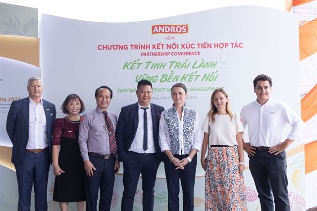 Andros Asia promotes partnership with farmers and fruit suppliers in Tien Giang Province
