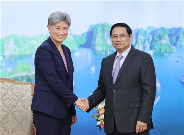 Leaders receive Australian Minister of Foreign Affairs