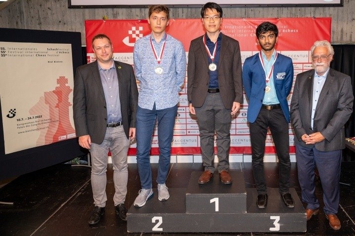 Chess star Le Quang Liem wins Grandmaster Triathlon in Biel