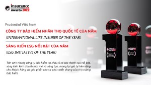 Prudential Vietnam bags multiple awards at Insurance Asia Awards 2022 and HR Asia Awards 2022