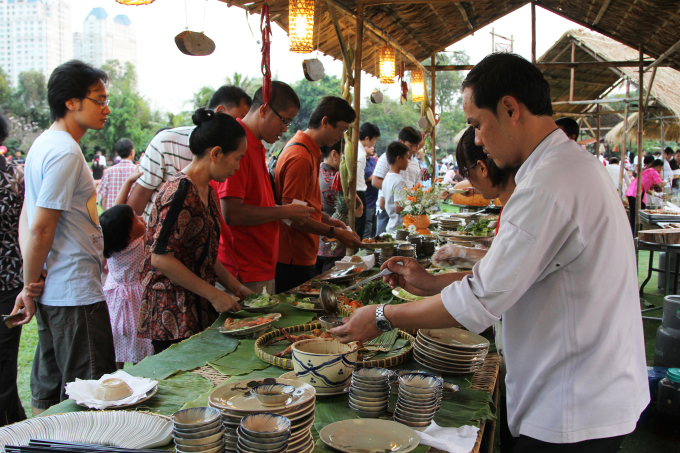 Many activities at the food culture festival in Ho Chi Minh City