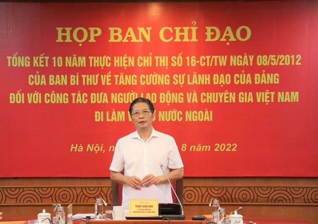 Conference reviews Party leadership on sending workers abroad
