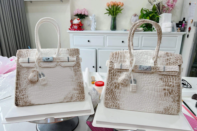 Hermes, Chanel bag-shaped birthday cake for the rich in HCMC