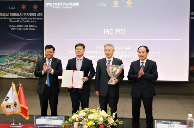 South Korea becomes largest investor in Haiphong