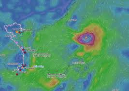 Mekkhala Typhoon Approaches Land, Bringing Widespread Rain