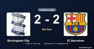 Birmingham City and FC Barcelona Draw 2-2 in Thrilling Match