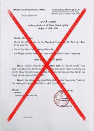 Fake Document Claims Central Youth Union Secretary as Deputy Secretary of Hue City