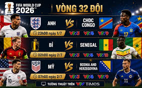 FIFA World Cup 2026 Matches on July 1-2: England, Belgium, and USA in Action