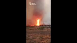 Fire Tornado Erupts in Chernobyl Exclusion Zone