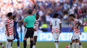 Folarin Balogun Wrongly Red-Carded in World Cup Match