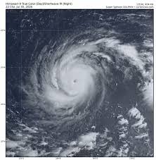 Super Typhoon Dolphin Maintains Peak Strength Heading Towards East Asia