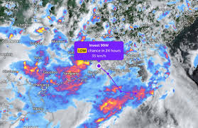Tropical Depression Hits Mainland from the East Sea