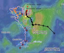 Tropical Storm Maysak Causes Heavy Rain in Northeast Vietnam