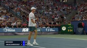 Botic van de Zandschulp Dazzles Against Daniil Medvedev in Montreal