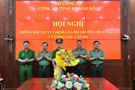 Deputy Director of Khanh Hoa Police Transferred to Ministry of Public Security