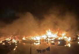 Fire Destroys 19 Fishing Boats in Quang Ninh