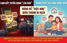 Hải Phòng Police Warns of Human Trafficking Scams Posing as Job Offers