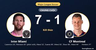 Inter Miami Dominates CF Montreal with 7-1 Victory