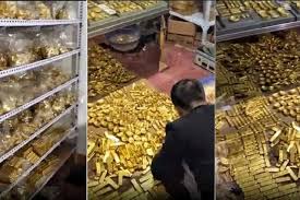 Massive Gold Seizure: 13.5 Tons Discovered in a Villa
