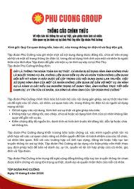Phu Cuong Group Responds to False Allegations Amid Criminal Case