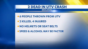 Tragic UTV Crash in Molokai Claims Two Lives