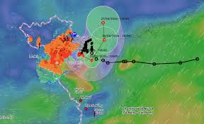 Typhoon No. 4 Changes Course, Brings Heavy Winds and Rain