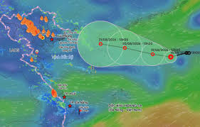 Update on Tropical Depression in the East Sea