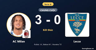 AC Milan Dominates Lecce with 3-0 Victory