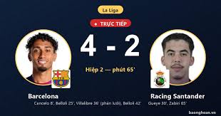 Barcelona vs Racing Santander: Match Highlights and Key Moments