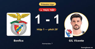 Benfica Triumphs Over GIL Vicente with 3-1 Victory