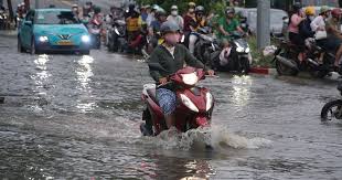 High Tides Cause Flooding in Southern Ho Chi Minh City