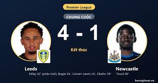Leeds Thrashes Newcastle 4-1 in Premier League Clash