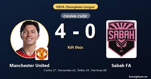 Manchester United Thrashes Sabah FA 4-0 in Champions League Opener