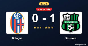 Sassuolo Leads Bologna 1-0 at Half-Time