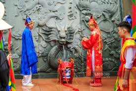 Special Ceremony Before the Final Round of the Buffalo Fighting Festival in Hai Phong