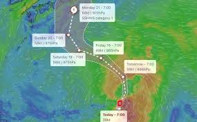 Tropical Depression Near the East Sea Expected to Intensify