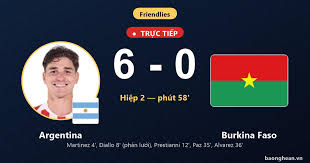 Argentina Dominates Burkina Faso with 7-0 Victory